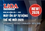 BẢNG BÁO GIÁ ỔN ÁP LIOA 1 PHA NEW 2020